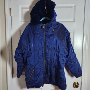 Blue Hooded Jacket